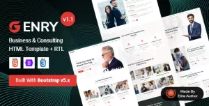 Enry - Business Consulting HTML Template