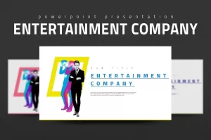 Entertainment Company PowerPoint template - TemplateMonster