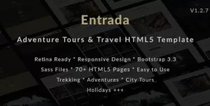 Entrada  Tour Travel Booking HTML Template