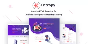 Entropy - Machine Learning & AI Startups HTML Template
