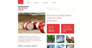 Environmental Free Responsive Website Template
