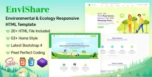 EnviShare- Environmental Ecology Responsive Template