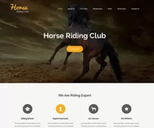 Reliable Equestrian WordPress theme horses dogs pets animal 2024