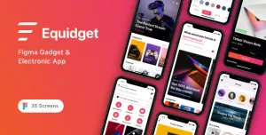 Equidget - Figma Gadget & Electronic App