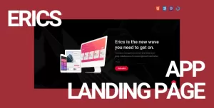 Erics — Creative App Landing Template