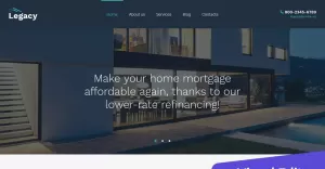 Estate and Mortgage Moto CMS 3 Template - TemplateMonster