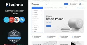 Etechno - Electronics Store OpenCart Template