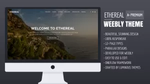 Ethereal - A Premium Weebly Theme