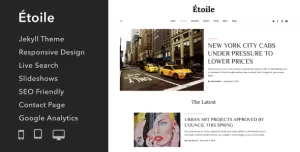 Étoile - Responsive Jekyll Theme for Bloggers and Writers
