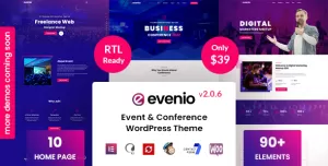 Evenio - Event Conference WordPress