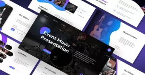 Event Music Powerpoint Template