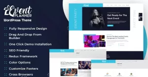 Event Planner and Organizer WordPress Theme With AI Content Generator