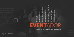 Eventador - Premium Event, Conference & Meeting Landing Pages Pack
