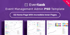 Eventaxk - Event Manager Admin PSD