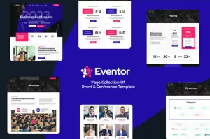 Eventor - Event & Conference Elementor Template Kit
