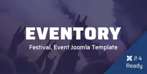 Eventory - Festival, Event Joomla 4 Template
