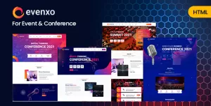Evenxo – Multipurpose Event & Conference HTML Template