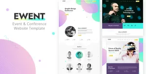 Ewent - Event & Conference Website Template