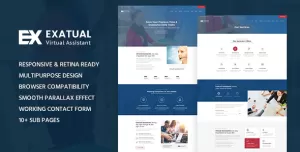 Exatual - Virtual Assistant HTML Template