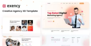 Exency – Creative Agency XD Template