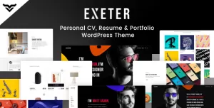 Exeter - Personal Portfolio WordPress Theme