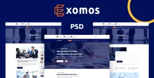 Exomos - Business PSD Template
