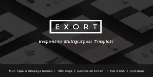 Exort - Responsive Multipurpose HTML Template