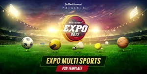 Expo - Multi Sports Event PSD Template