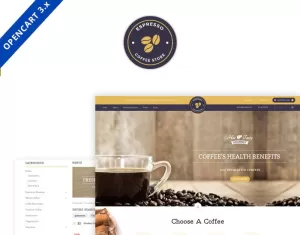 Expresso Coffee Responsive OpenCart Template