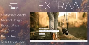 Extraa - Creative Minimal Drupal 7.6 Theme