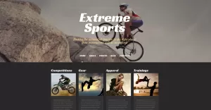 Extreme Sports Responsive WordPress Theme - TemplateMonster