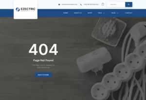 Ezectric – Electrical Supply Store Elementor Template Kit