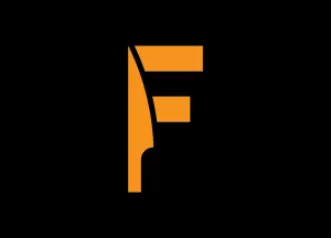 F brief mes Logo sjabloon