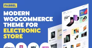 Fabrel - Elektronicawinkel Online WooCommerce-thema