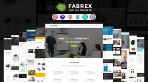 Fabrex - Multipurpose Business + Admin Template - Themes ...