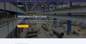 Fabricator - Industrial Company WordPress Elementor Theme