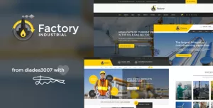 Factory Industrial - Engineering PSD Template