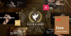 Faith & Hope  A Modern Church & Religion Non-Profit WordPress Theme