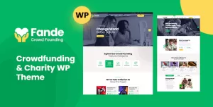 Fande - Crowdfunding & Charity WordPress Theme + RTL