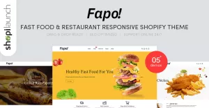 Fapo - Fast Food & Restaurant Responsive Shopify Theme