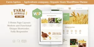 Farm Agrico  Agricultural Business & Organic Food WordPress Theme