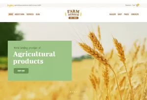 Farm Agrico - Agricultural Business WordPress Theme