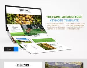 Farm - Agriculture - Keynote template - TemplateMonster