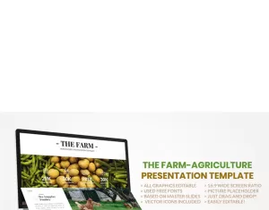 Farm - Agriculture PowerPoint template - TemplateMonster