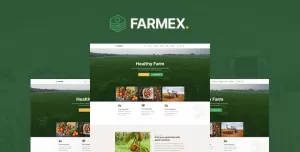 Farmex - Agriculture & Farm Elementor Template Kit