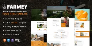 Farmey - Agriculture & Farm Food HTML Template