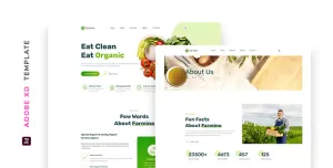 Farmino – Organic Food Template for XD