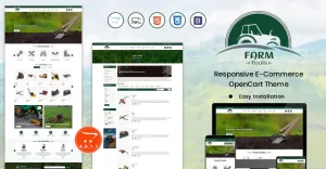 FarmTools - Breng een revolutie teweeg in uw online boerderijwinkel met onze premium OpenCart-sjabloon!