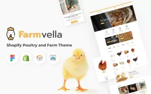 FarmVella- Shopify Poultry and Farm Theme with Organic Food