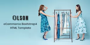 Fashion Boutique eCommerce bootstrap template - Olson